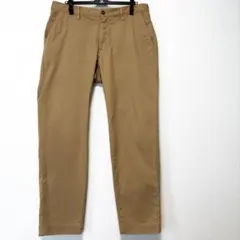 ナノユニバース　メンズ　パンツ ストレッチ　テーパード　スキニー ベージュ XL