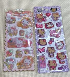 日焼けキティ　もちもちマシュマロシール　ウォーターinシール　セット
