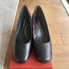 REGALパンプス　23黒　一回のみ使用　入学卒業　就活