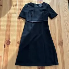 ゴムサイズ　冠婚葬祭　ブラックフォーマル　喪服　ワンピース　M