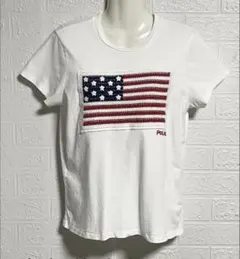 希少 Usa国旗 Polo Ralph Lauren ニットパッチ Tシャツ 星のサムネイル