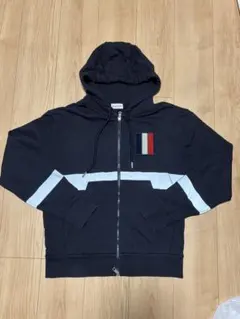 MONCLER ネイビー パーカー フード付き Mのサムネイル