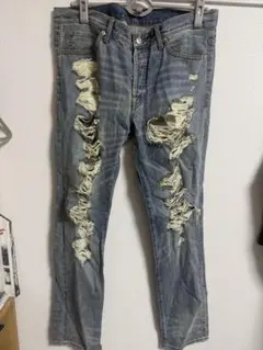 swagger ダメージ加工 デニムパンツ 32 Y2K