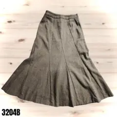 COMME CA ISM コムサイズム ブラウン フレアスカート 3204のサムネイル