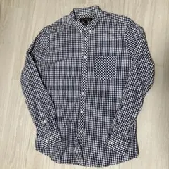 Ben Sherman ギンガムチェックシャツ ネイビー Lサイズのサムネイル