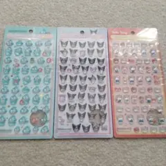 【正規品】ボンボンドロップシールミニ　ハンギョドン　クロミ　キティ