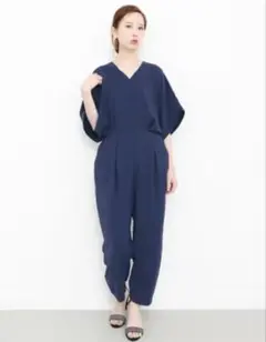 【美品】KBF オールインワン　F 春夏　ドレス　オケージョン　ウエストゴムのサムネイル