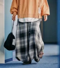 ニコアンド［be with M］ MisayoWAYチェックスカート L