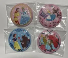 ディズニー　刺繍缶バッチ　シンデレラ　白雪姫　アリス　眠れる森の美女　匿名発送