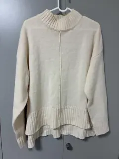 INGNI アイボリー ハイネックニットセーター