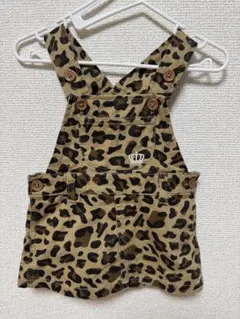 まとめ値引き◎ BABYDOLL ヒョウ柄オーバーオール　スカート