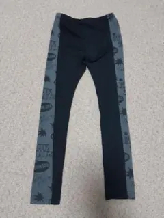 スリムフィットスパッツ ネイビー/グレー