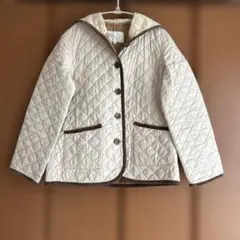 ［セール開催］CINEMA CLUB キルティングジャケット Ｌサイズ ベージュ