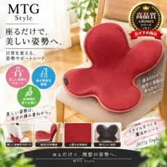 MTG Style スタイル 姿勢サポートシート 骨盤サポート レッド