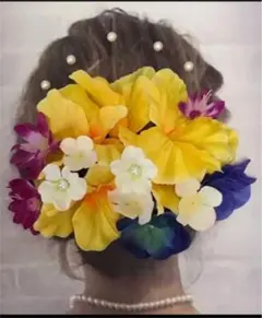 1点のみ髪飾りヘッドドレス20本セット結婚式成人式Ｎｏ．38-1