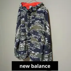 new balance 迷彩フード付きジャケット L