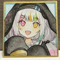 魔法少女ノ魔女裁判 まのさば 手描きイラスト ファンアート 色紙