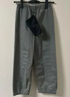 mont-bell クレッパー パンツ レインパンツグレー　収納袋から付き