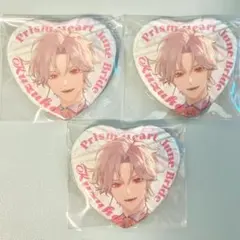 にじさんじ Prism Heart June Bride ハート型缶バッジ　葛葉