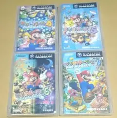 【各種説明書付き】マリオパーティ4 5 6 7 ゲームキューブ GC 4点セット