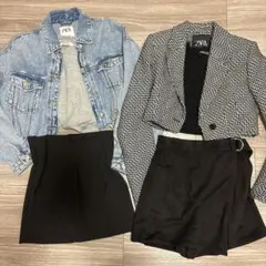 ZARA ザラ ジャケット　ジージャン　ミニスカート　　韓国　まとめ売り