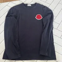 人気☆モンクレール デカワッペン ネイビー M Tシャツ 国内正規品 