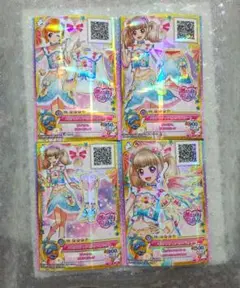 アイカツカード パステルフィンピスケス プレミアム 4枚セット