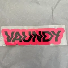 新品未開封　Vaundy 蛍光ステッカー　ピンク