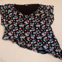 Galaxxxy 総柄Tシャツ