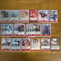 決戦の刻 ワンピース エドワード・ニューゲートSR白ひげ海賊団 デッキパーツ 赤