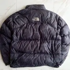 美品◆THE NORTH FACE ヌプシ センターロゴ 700FP カモフラ