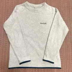 モンベル キッズ 130 プリマプラス 100 ライトスウェット フリース