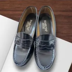 ハルタ　ローファー　黒　MADE IN JAPAN 24センチ　美品　中古品