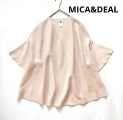 MICA&DEAL フレアスリーブVネックニットプルオーバーのサムネイル