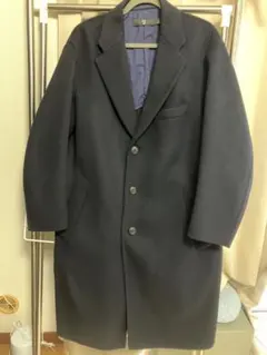 +J ユニクロ カシミヤブレンドオーバーサイズチェスターコート Sサイズ