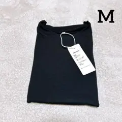 ブラック 半袖Tシャツ Mサイズ カットソー レディース 長袖 クルーネック