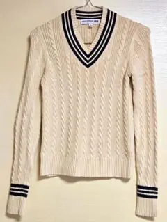 【ユニクロ×INÈS DE LA FRESSANGE】 ケーブル編みセーター S