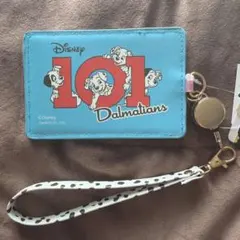 新品 101匹わんちゃん パスケース リール付き
