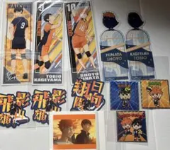 ハイキュー‼︎ ステッカー　ぱしゃこれ　クリアしおり　シール　日向翔陽　影山飛雄