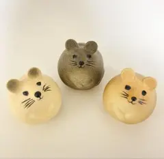 リサラーソン　3匹のねずみ　ブラウン　グレー　ベージュ　セットのサムネイル