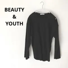 美品 ビューティーアンドユース ユナイテッドアローズ 肩スリット入り ワッフル