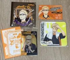 ハイキュー　月島蛍　コースター　アクリルバッジコレクション　クリアカード