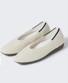 steppi “撥水＆洗えるニットシューズ” スクエア パンプス　サイズ5H