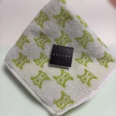 マカダム　CELINEハンカチ　1枚（グリーン系）