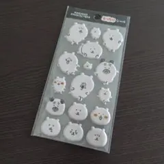 ナガノキャラクターズ もっちりシール くまとパグ 立体 ぷっくり ナガノのくま