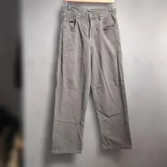 WYM グレー ストレートデニムパンツ　メンズ　L