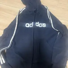 adidas ジップアップパーカー ネイビー Lのサムネイル
