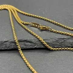 k18 18金 ネックレス 18k GP ベネチアン チェーン 刻印