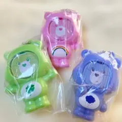 ケアベア　フォトフレームマスコット　3点セット