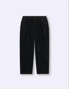 コーデュロイキャロットパンツ(ブラック)